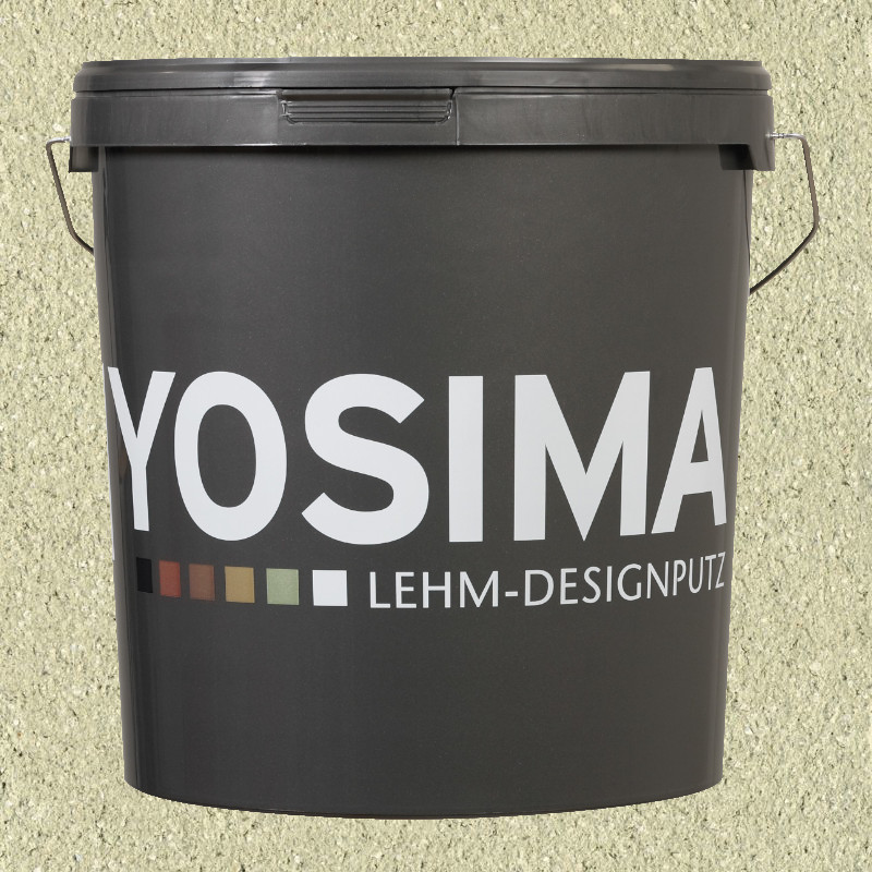 Yosima Lehmputz - Edelputz, Grün-2, Grundfarbe Yosima Lehmputz - Edelputz, Grün-2, Grundfarbe
