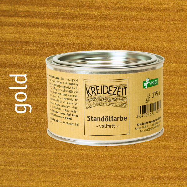 Kreidezeit Standölfarbe, Schlussanstrich, vollfett