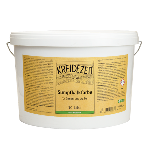 Kreidezeit Sumpfkalkfarbe für Innen- und Aussenanstriche