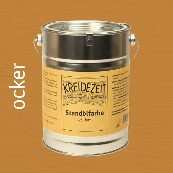 Kreidezeit Standölfarbe, Schlussanstrich, vollfett