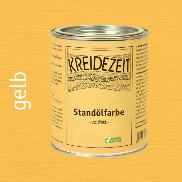 Kreidezeit Standölfarbe, Schlussanstrich, vollfett