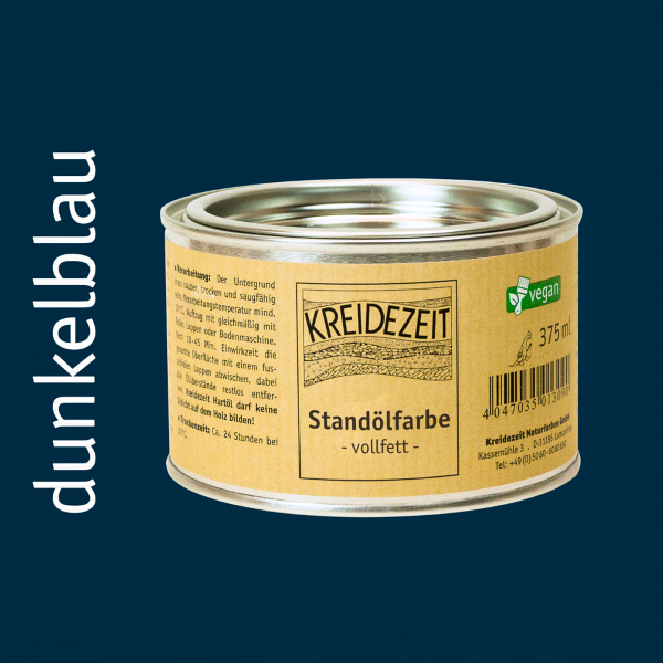 Kreidezeit Standölfarbe, Schlussanstrich, vollfett