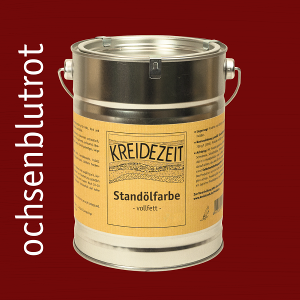 Kreidezeit Standölfarbe, Schlussanstrich, vollfett