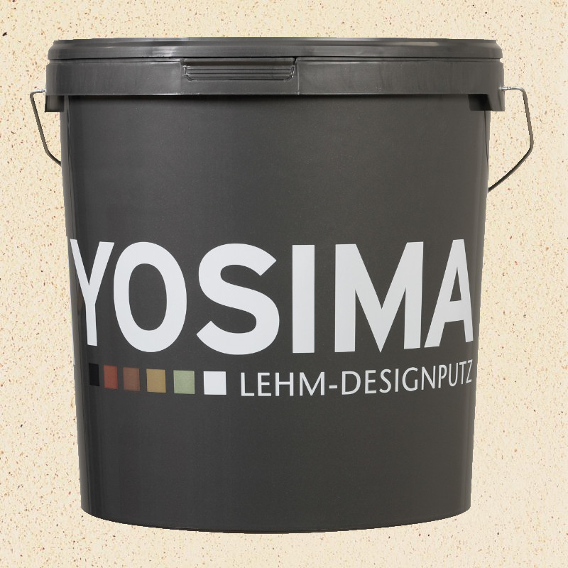 Yosima Lehmputz - Edelputz, Gelb-4, Grundfarbe Yosima Lehmputz - Edelputz, Gelb-4, Grundfarbe