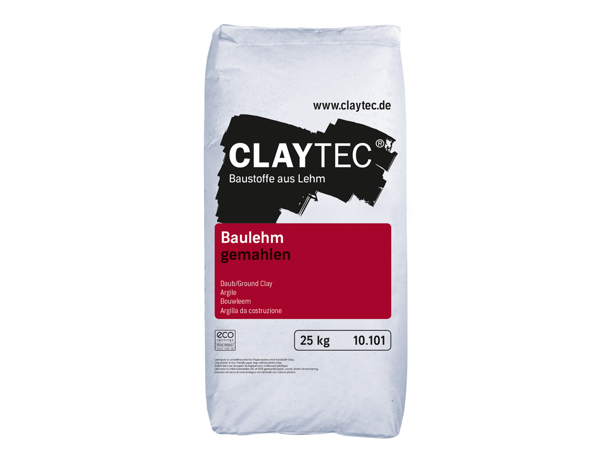 Claytec, Baulehm Sackware 25 kg Claytec, Baulehm Sackware 25 kg