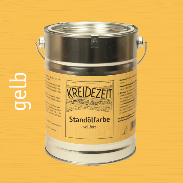 Kreidezeit Standölfarbe, Schlussanstrich, vollfett