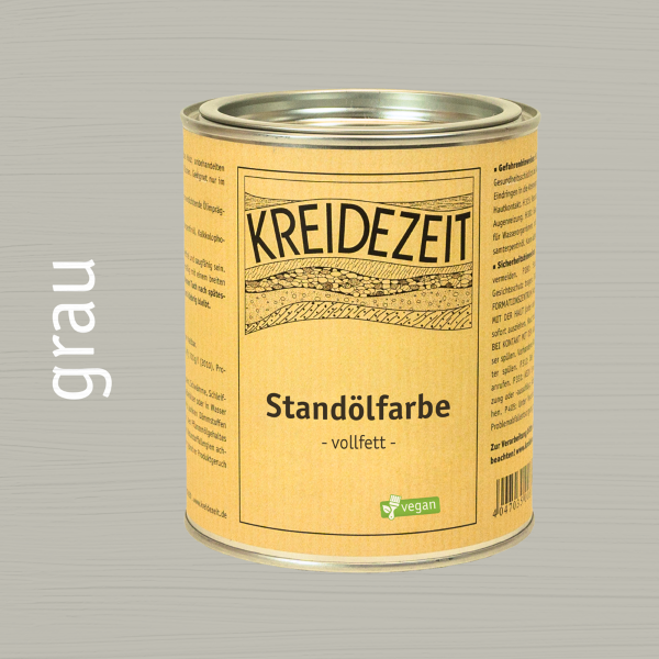 Kreidezeit Standölfarbe, Schlussanstrich, vollfett