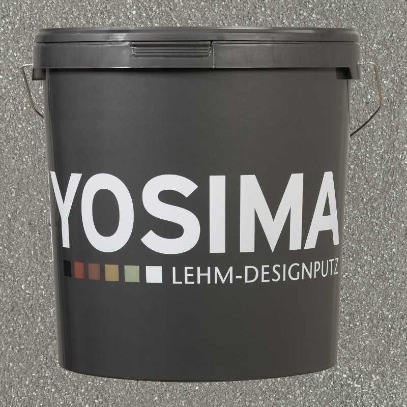 Yosima Lehmputz - Edelputz, Schwarz-1,Grundfarbe  Yosima Lehmputz - Edelputz, Schwarz-1,Grundfarbe