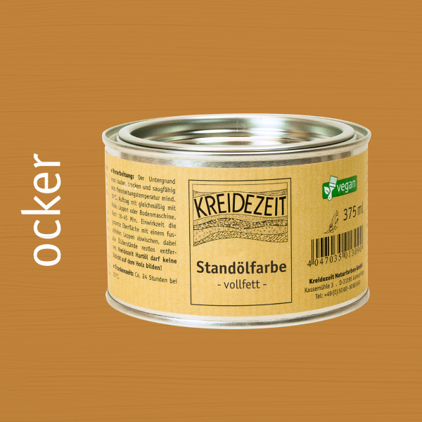 Kreidezeit Standölfarbe, Schlussanstrich, vollfett