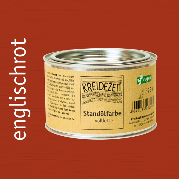 Kreidezeit Standölfarbe, Schlussanstrich, vollfett