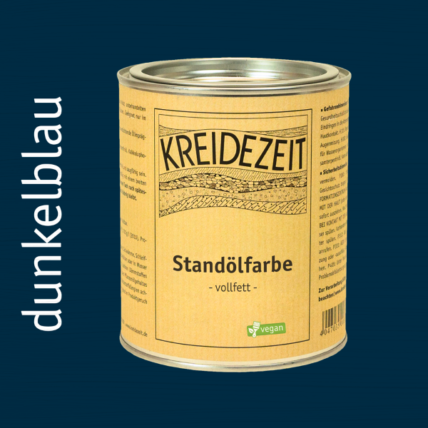 Kreidezeit Standölfarbe, Schlussanstrich, vollfett