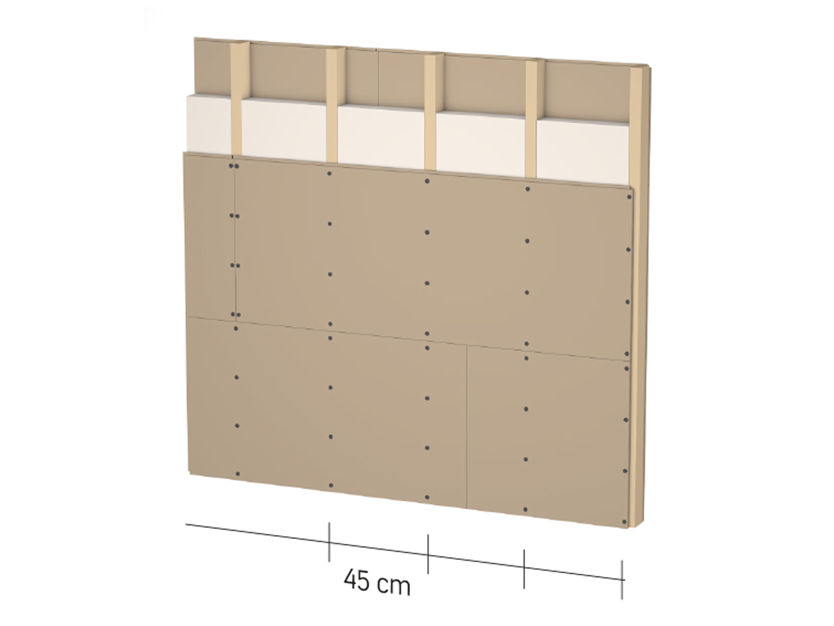 Claytec ökologische Holzfaserausbauplatte zum Lehmverputz, Dicke 25 mm, Nut- und Feder