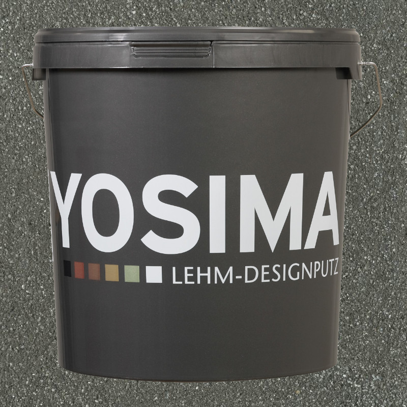 Yosima Lehmputz - Edelputz, Schwarz-0,Grundfarbe  Yosima Lehmputz - Edelputz, Schwarz-0,Grundfarbe