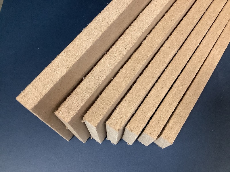 Holzfaser-Entkopplungsstreifen, Dicke 12 mm und Breite 6 cm, 1,18 Laufmeter/Stück