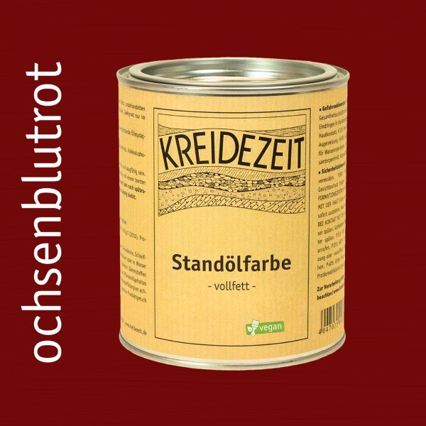 Kreidezeit Standölfarbe, Schlussanstrich, vollfett