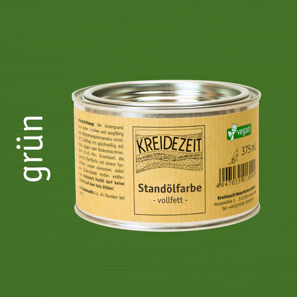 Kreidezeit Standölfarbe, Schlussanstrich, vollfett