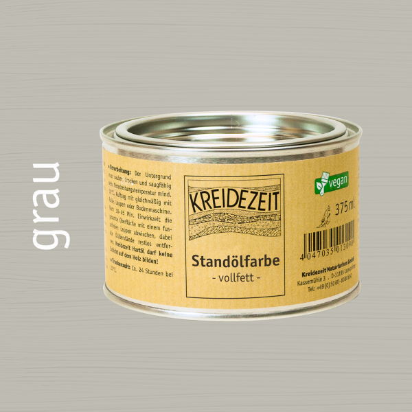 Kreidezeit Standölfarbe, Schlussanstrich, vollfett