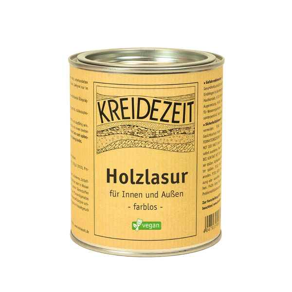 Kreidezeit Holzlasur für innen und außen, farblos