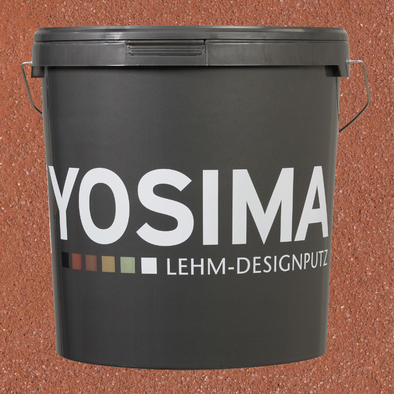 Yosima Lehmputz - Edelputz, Rot-0, Grundfarbe Yosima Lehmputz - Edelputz, Rot-0, Grundfarbe