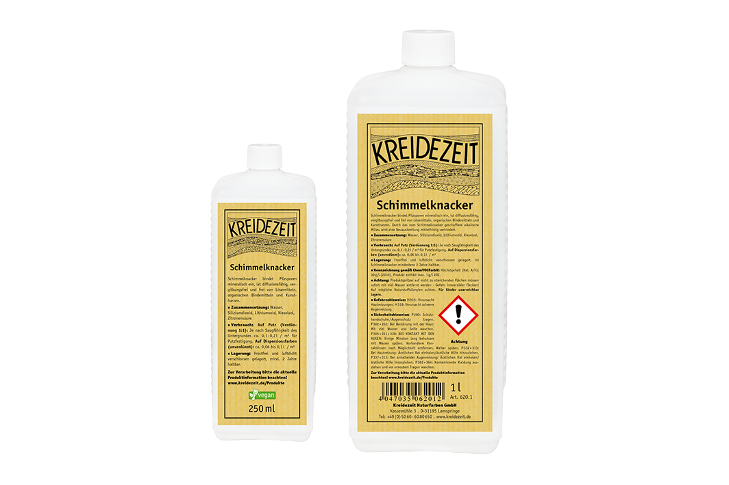 Kreidezeit Schimmelknacker, Flasche 250 ml, biozidfrei, diffusionsoffen, lösemittelfrei