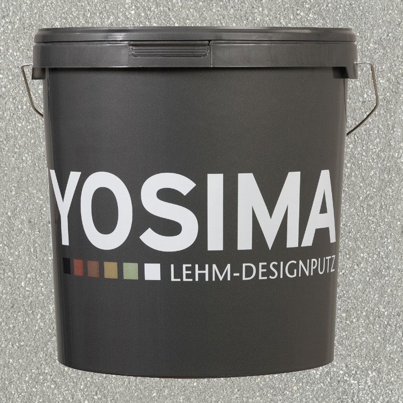 Yosima Lehmputz - Edelputz, Schwarz-2, Grundfarbe  Yosima Lehmputz - Edelputz, Schwarz-2, Grundfarbe