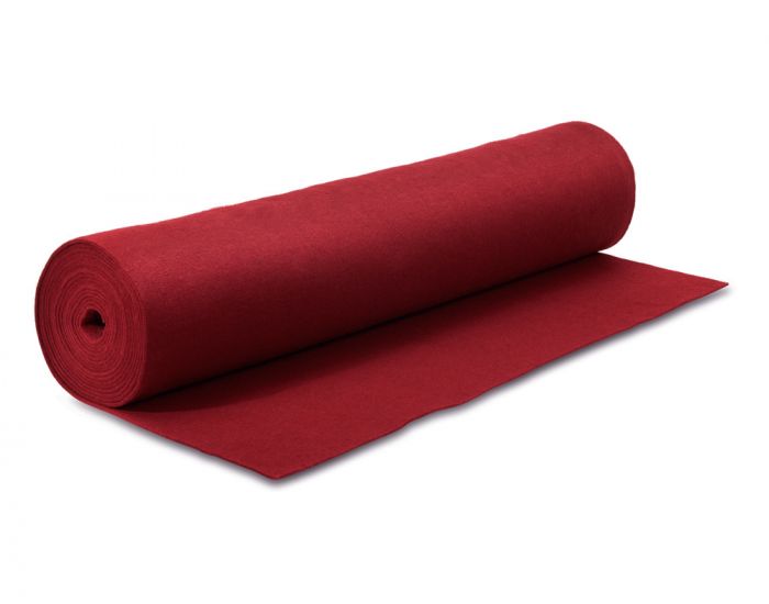 Silentum Akustikfilz, Farbe "Bordeauxrot" ab 1 Laufmeter, für vielfältige Anwendungen und als Schallabsorber  Silentum Akustikfilz, Farbe "Bordeauxrot" ab 1 Laufmeter, für vielfältige Anwendungen und als Schallabsorber