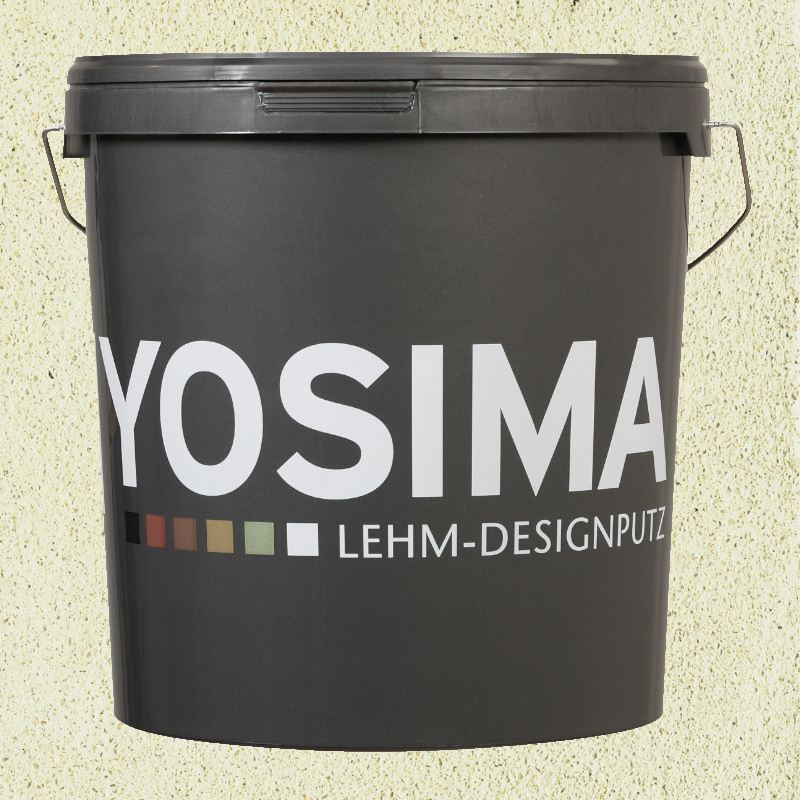 Yosima Lehmputz - Edelputz, Grün-4, Grundfarbe Yosima Lehmputz - Edelputz, Grün-4, Grundfarbe