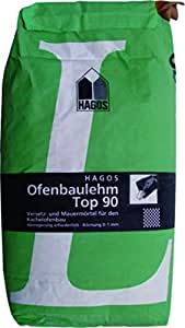 Hagos Ofenbaulehm, Sackware 20 kg Hagos Ofenbaulehm, Sackware 20 kg