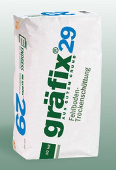 Gräfix 29, Fehlboden-Trockenschüttung für Fehlböden, Sack 30 kg Gräfix 29, Fehlboden-Trockenschüttung für Fehlböden, Sack 30 kg