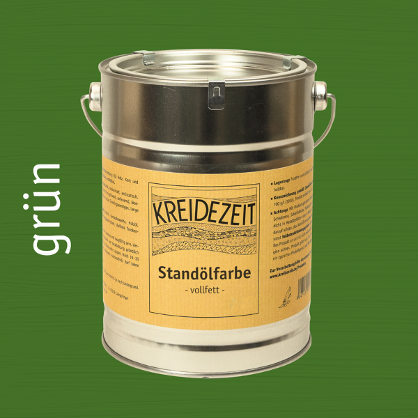 Kreidezeit Standölfarbe, Schlussanstrich, vollfett