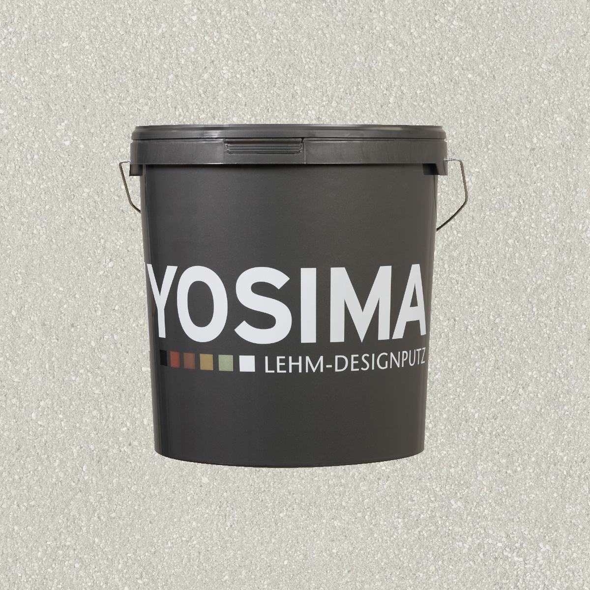 Yosima Lehmputz - Edelputz, Schwarz-3, Grundfarbe  Yosima Lehmputz - Edelputz, Schwarz-3, Grundfarbe