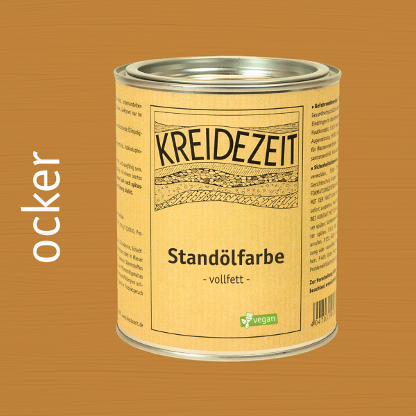 Kreidezeit Standölfarbe, Schlussanstrich, vollfett