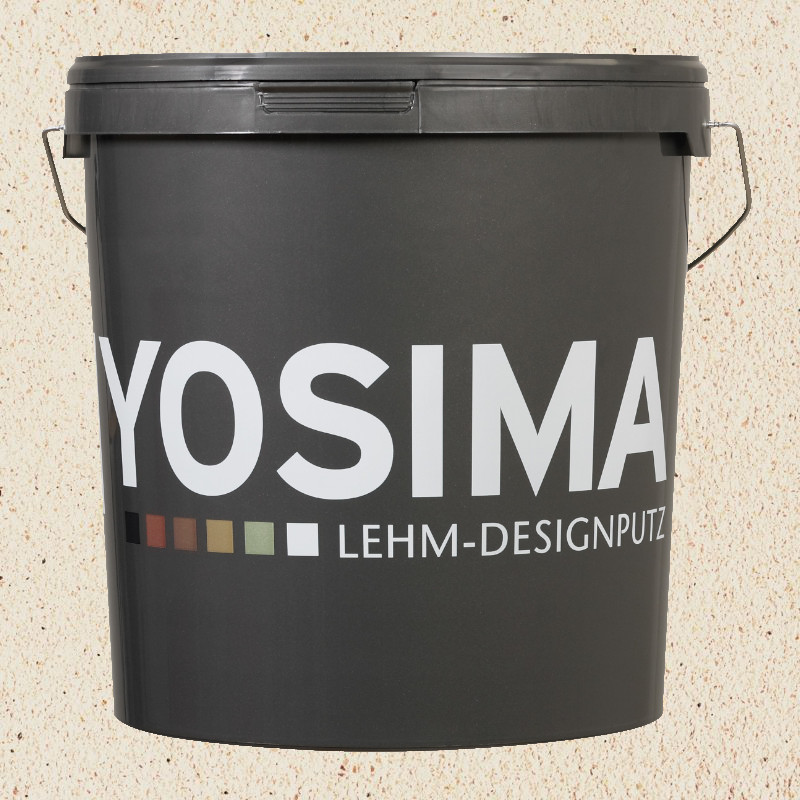 Yosima Lehmputz - Edelputz, Braun-4 Grundfarbe  Yosima Lehmputz - Edelputz, Braun-4 Grundfarbe