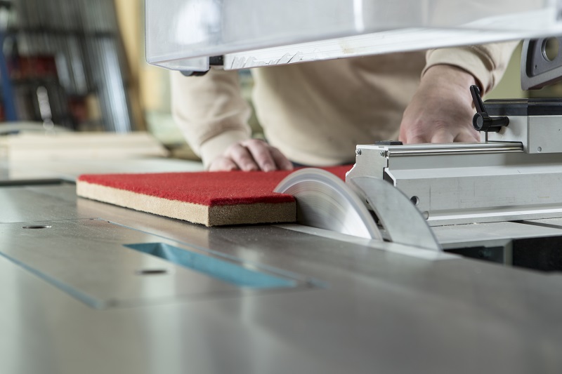 Akustikdeckenplatte für Rasterdecke, Schallabsorber, gesunde Raumluft durch Schafwollfilz, Farbe Dunkelbeige