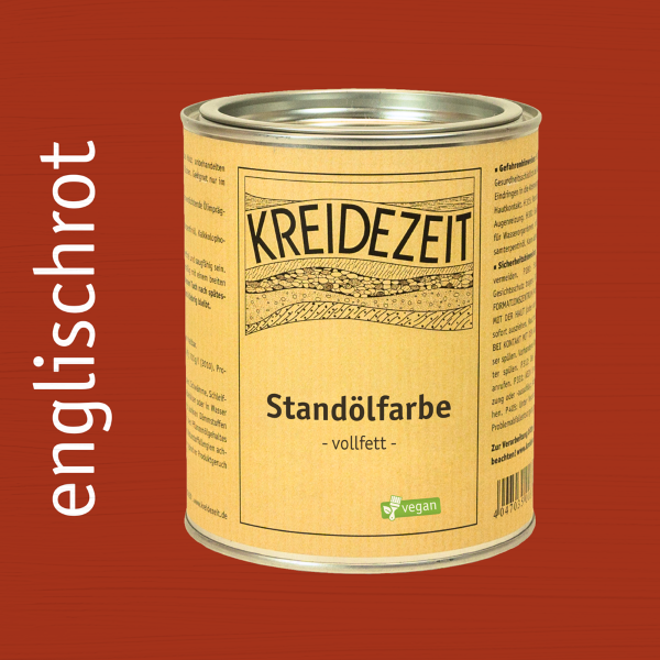Kreidezeit Standölfarbe, Schlussanstrich, vollfett