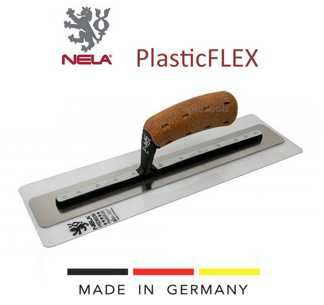 NELA Premium PlasticFLEX Glättekelle mit 1 mm Blattstärke, 280 x 110 mm