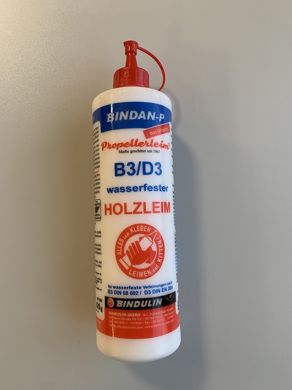 BINDAN Wasserfester Holzleim D3, Propellerleim BINDAN Wasserfester Holzleim D3, Propellerleim
